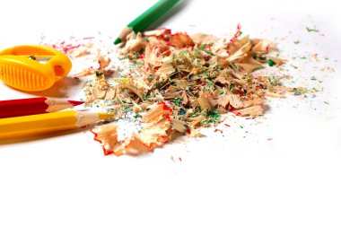 kalemtıraş talaşı ile