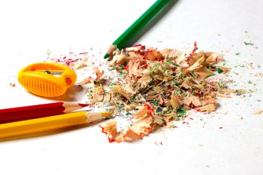 kalemtıraş talaşı ile