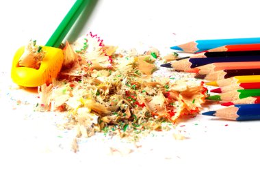 kalemtıraş talaşı ile