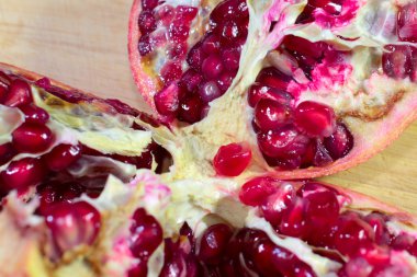 sahne tropikal meyve nar