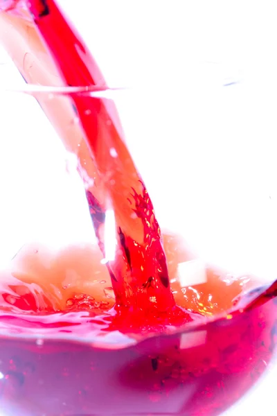 Gotas y salpicaduras de vino —  Fotos de Stock