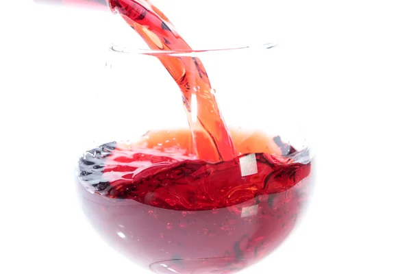 Kapky a stříkance vínem — Stock fotografie