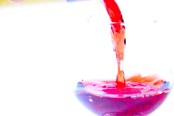 Gocce e spruzzi di vino — Foto Stock