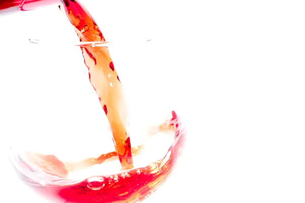 Gotas e salpicos de vinho — Fotografia de Stock
