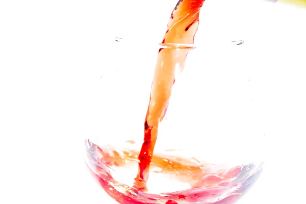 Droppar och stänk av vin — Stockfoto