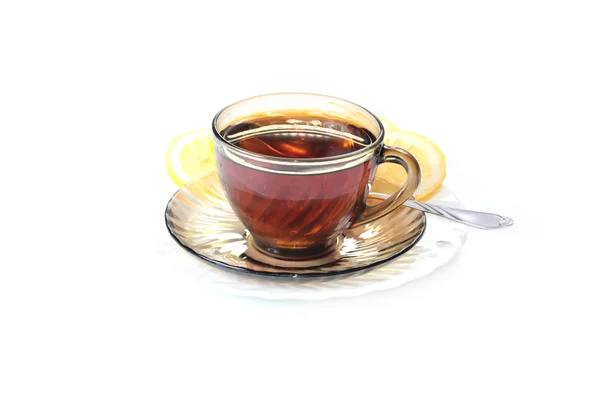 黒茶カップ — ストック写真