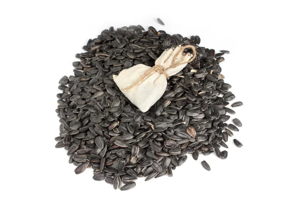 A bunch of sunflower seeds — Stock Photo, Image