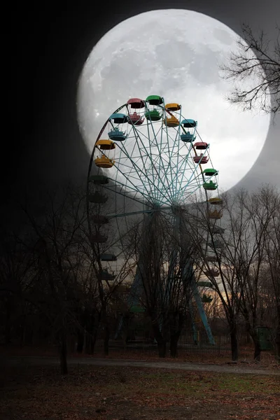 Roda gigante no parque — Fotografia de Stock