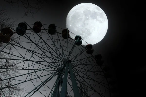 Roda gigante no parque — Fotografia de Stock