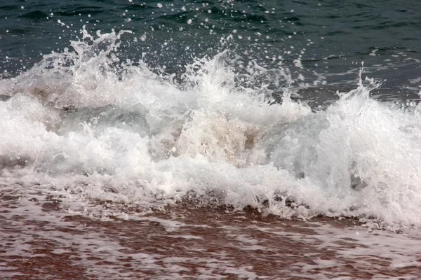 Onde marine e sabbia — Foto Stock