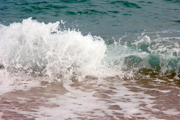 Meereswelle und Sand — Stockfoto