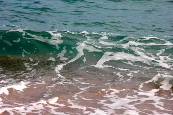 Onda do mar e areia — Fotografia de Stock