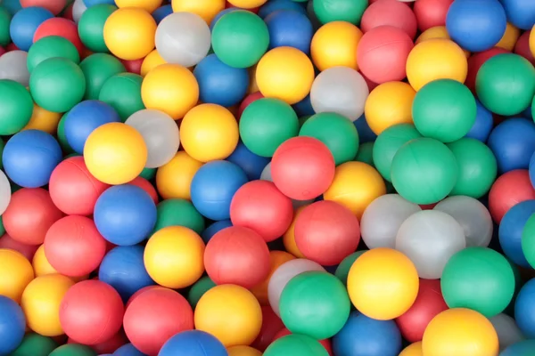 Colored plastic balls — Stock Photo, Image