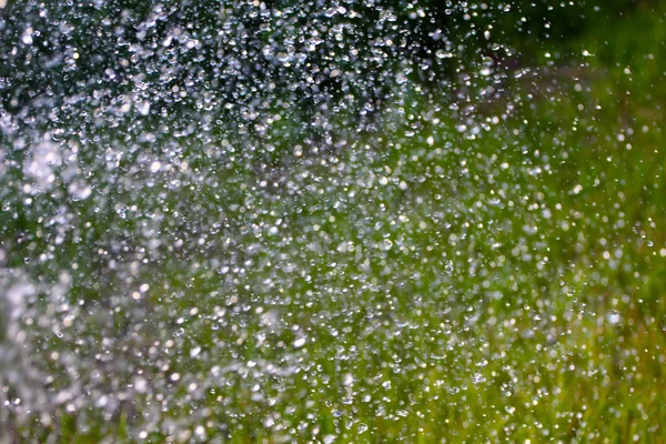 E gocce d'acqua piovana — Foto Stock