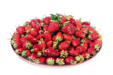 Kırmızı olgun çilek