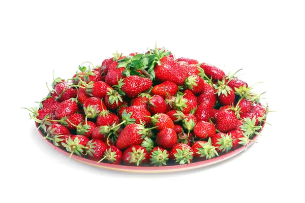 Schöne reife Erdbeeren — Stockfoto