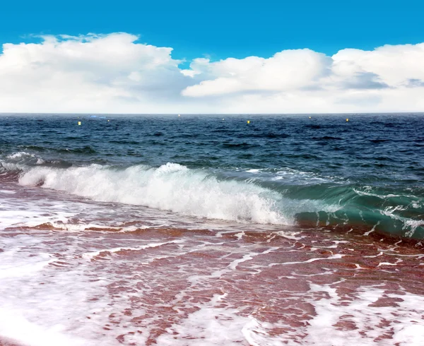 Belle plage de sable fin — Photo