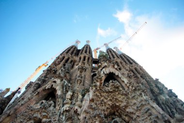sahne Sagrada Familia İspanya