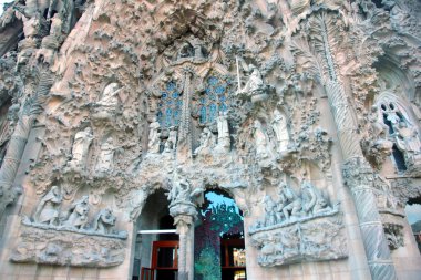 sahne Sagrada Familia İspanya