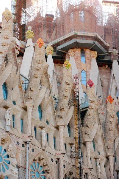 Сцена Sagrada Familia Spain — стоковое фото