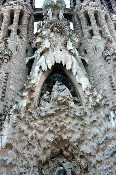 Сцена Sagrada Familia Spain — стоковое фото