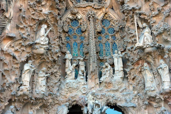 Сцена Sagrada Familia Spain — стоковое фото