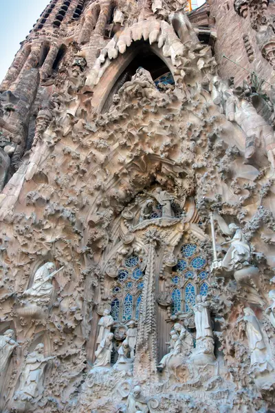 Сцена Sagrada Familia Spain — стоковое фото