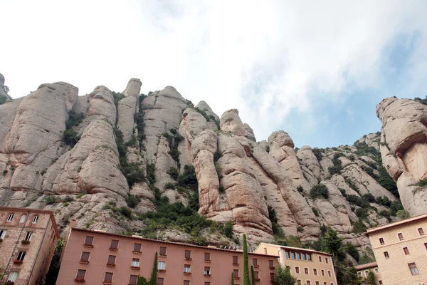 Temple sur la montagne de Montserra — Photo