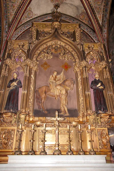 Templo en la montaña de Montserrat — Foto de Stock