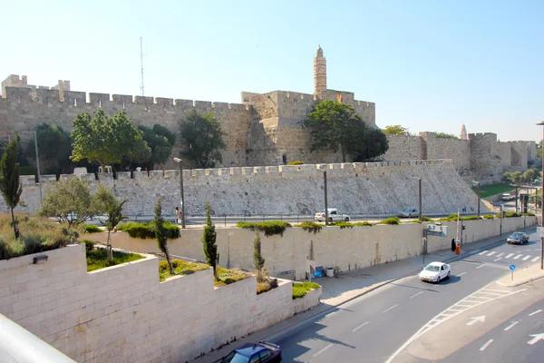 La vieja ciudad de Jerusalén — Foto de Stock