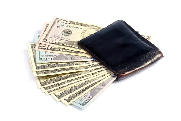 Dollars in wallet — Stock Photo, Image