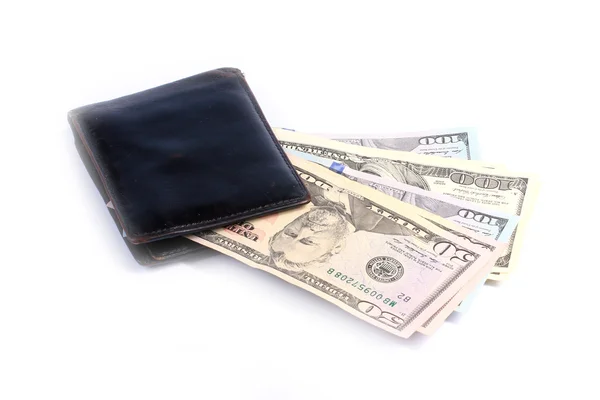 Dollars in wallet — Stock Photo, Image