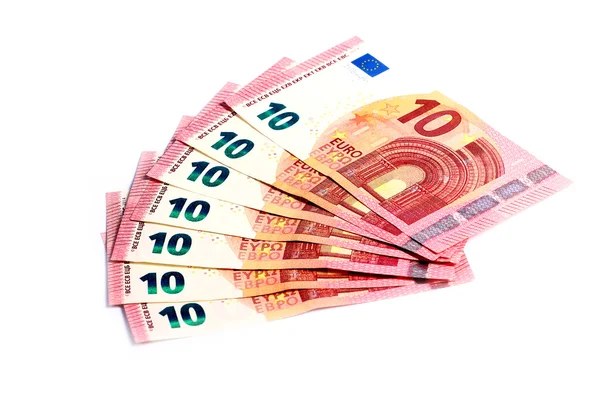 Pilha de papel euros — Fotografia de Stock
