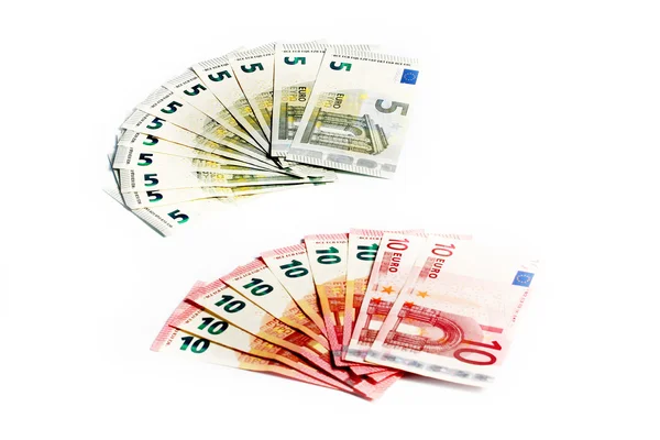 Kağıt euro yığını — Stok fotoğraf