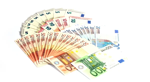 Euro-Banknoten aus Papier — Stockfoto