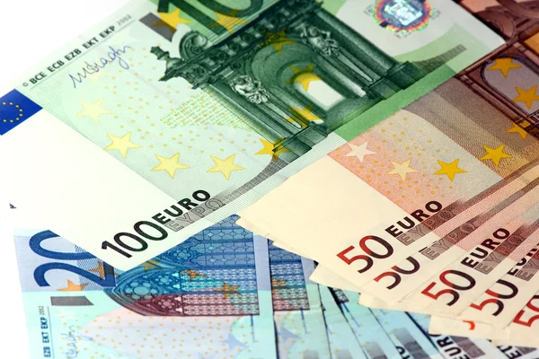 Banknoty euro papieru — Zdjęcie stockowe