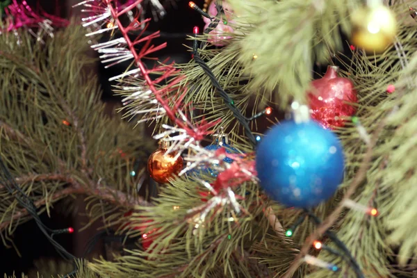 Decorazioni in vetro albero di Natale — Foto Stock