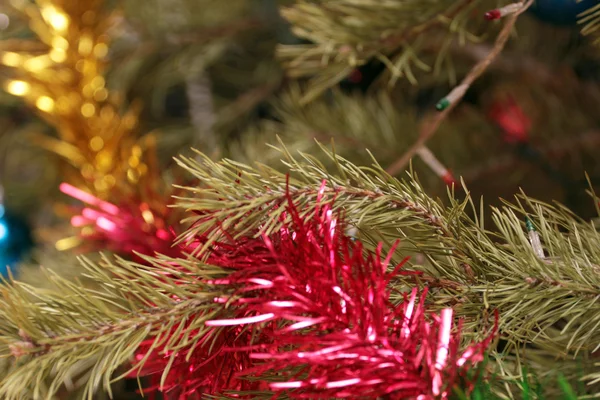 玻璃圣诞树装饰 — 图库照片