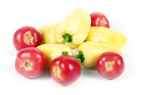 Peppers and tomatoes — Stock Photo, Image