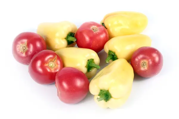 Peppers and tomatoes — Stock Photo, Image