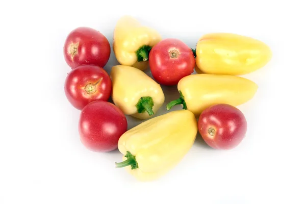 Pimientos y tomates —  Fotos de Stock
