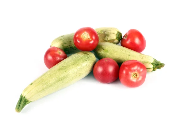 Tomates y calabacines — Foto de Stock