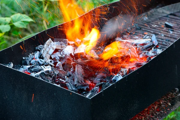 Chama quente brilhante — Fotografia de Stock