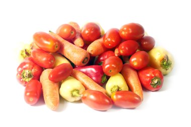 bir avuç taze sebze