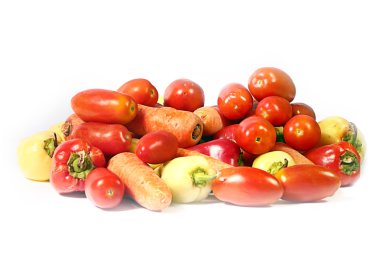 bir avuç taze sebze