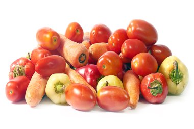 bir avuç taze sebze