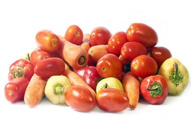 bir avuç taze sebze