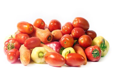 bir avuç taze sebze