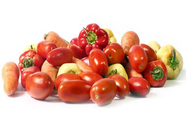 bir avuç taze sebze