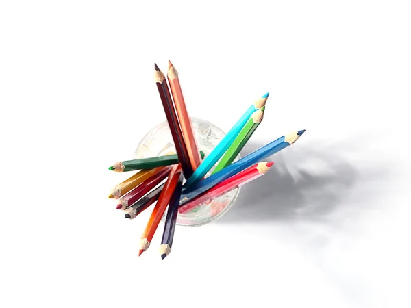 Colored pencils to draw — Stock Photo, Image